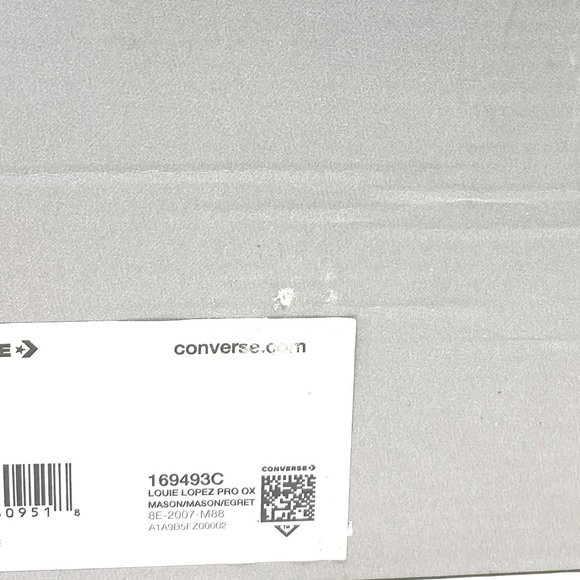 💖MEGA SALE💖Converse Louie Lopez Pro OX Gray Low Top Shoes Women Suede 169493C - Picture 10 of 11